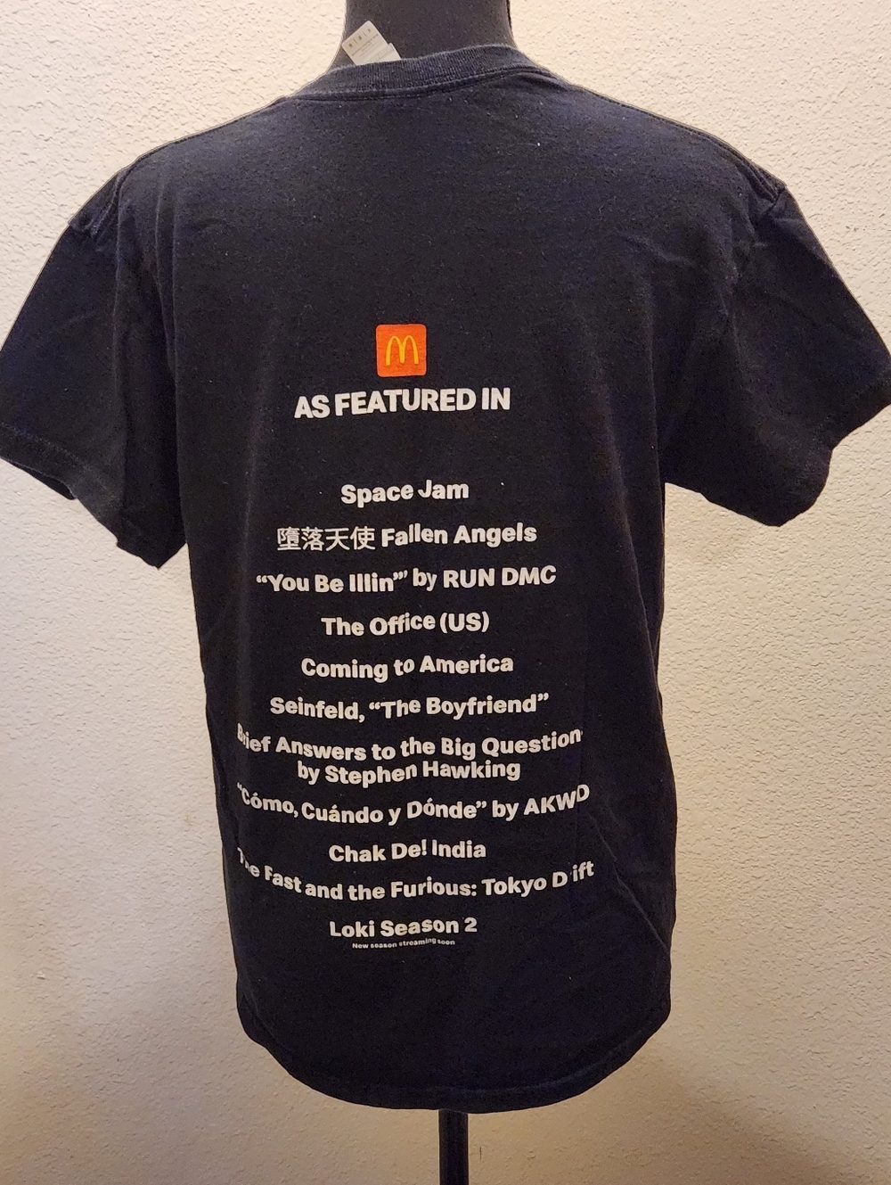 Black 'The McDonald's Crew' Graphic Tee By Gildan
